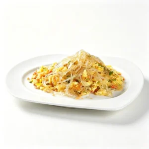 Fried Egg With Shark’s Fin with Scrambled Egg