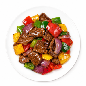 Stir Fried Beef With Black Pepper