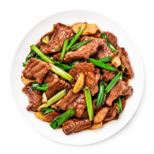 Stir Fried Venison With Ginger And Onions