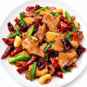 Stir Fried Venison With Dried Chilli
