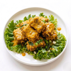 Salted Egg Yolk Pork Ribs