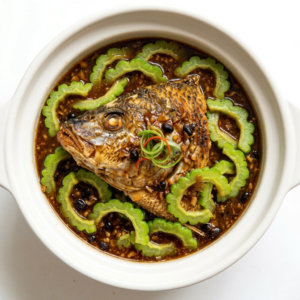 Fish Head With Bitter Gourd In Black Bean Sauce