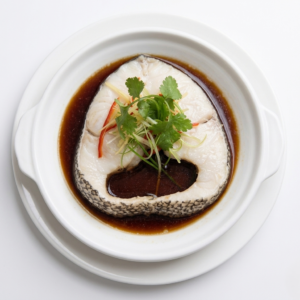 Steamed Cod Fish