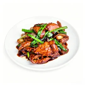 Stir Fried Venison With Ginger And Onions._converted