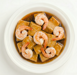 虾球豆腐 (1)