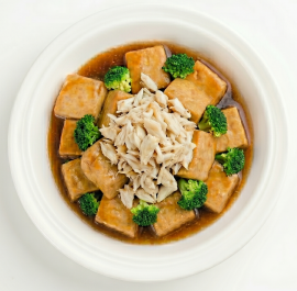 蟹肉兰花豆腐 (1)