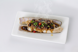 鼓汁蒸竹蚌